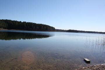 Jezioro niedaleko Troków, gdzie spedziłam urocze pięć dni na szkoleniu.