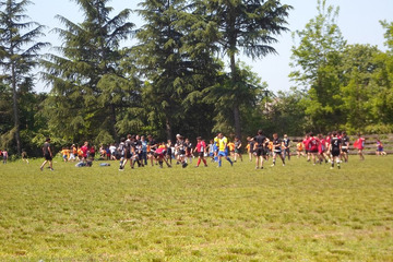 Turniej RUGBY juniorów w Ozurgeti. Około 20 drużyn z całej Gruzji brało udział w meczach. Rugby uważane jest za gruziński sport narodowy i dlatego cieszy się dużym zainteresowaniem wśród młodych. Gruzini zasilają również nasze, polskie drużyny rugby. Na p