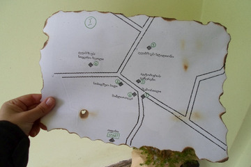 Mapa, według której dzieciaki chodzi... biegały po Dvabzu. :)