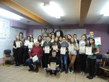 Uczestniczki i uczestnicy z certyfikatami Youthpass