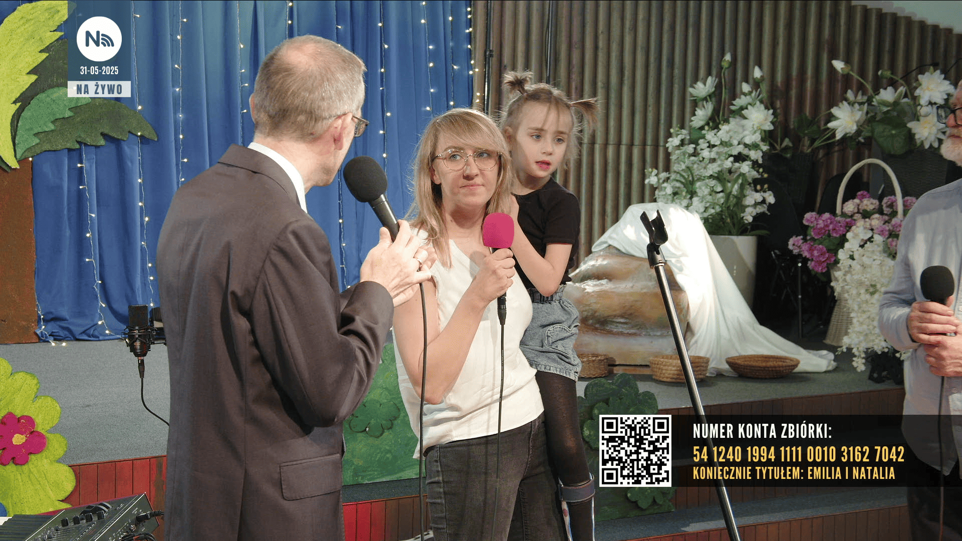 Mama Emilii i Natalii podczas koncertu charytatywnego