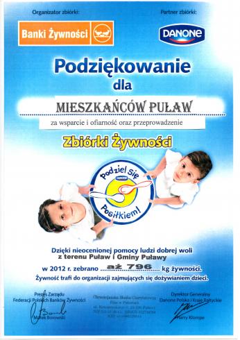 Podziękowanie