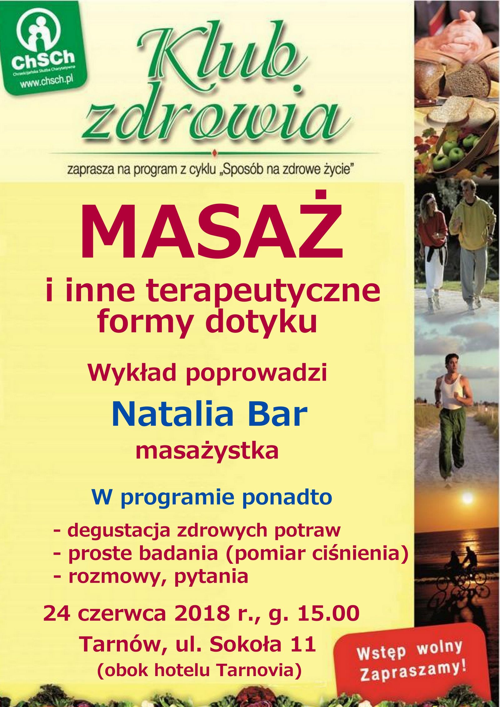 Tarnów: W klubie zdrowia na temat masażu