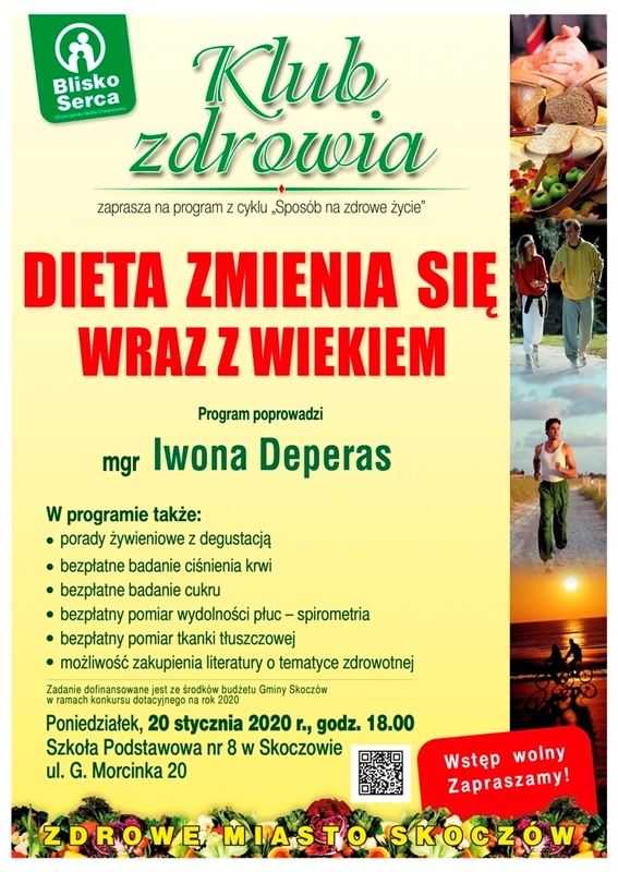 Skoczów: Klub zdrowia 20.01.2020 - Dieta zmienia się wraz z wiekiem